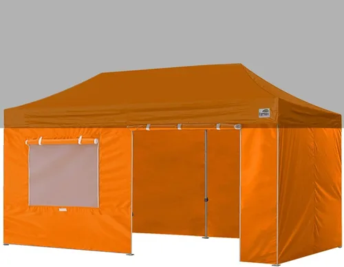 Vista 13 de Eurmax - Kit de paredes con cierre para toldo de 10 x 20 pies, con ventana de malla y puerta enrollables, solo 4 paredes (color blanco)