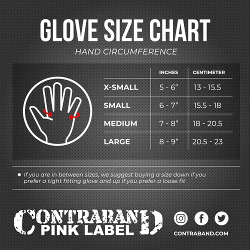 Vista 2 de Contraband Pink Label 5237 – Guantes de levantamiento de pesas con calavera, para mujer, Serie Design (1 par), Gris, XS
