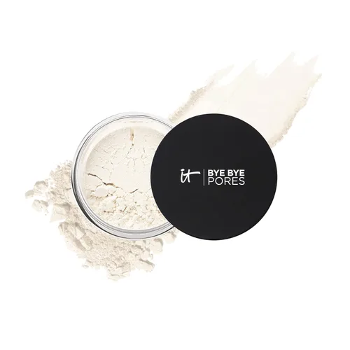 IT Cosmetics Bye Bye Pores – Poreless Finish Loose Setting Powder Makeup – Translucent Blurring Powder for All Skin Tones – Face Powder with