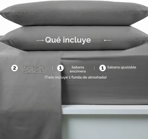 Vista 7 de Martex Easy Living - Juego de sábanas de microfibra de 4 piezas, tamaño matrimonial, sábanas de microfibra cepillada, fácil cuidado, resistentes a
