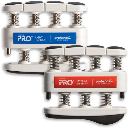 Vista 14 de Prohands PRO Ejercicio de Mano, Ejercitador de Dedos (Fortalecedor de Agarre de Mano), con Resorte, Sistema de Pistón de Dedos, Aislamiento