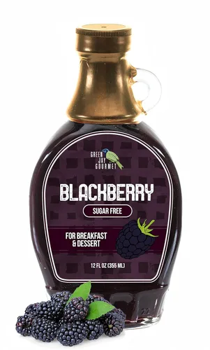Vista 12 de Green Jay Gourmet Jarabe de praliné de arce sin azúcar, jarabe de desayuno prémium sin azúcar con sabores de arce, mantequilla y praliné, jarabe