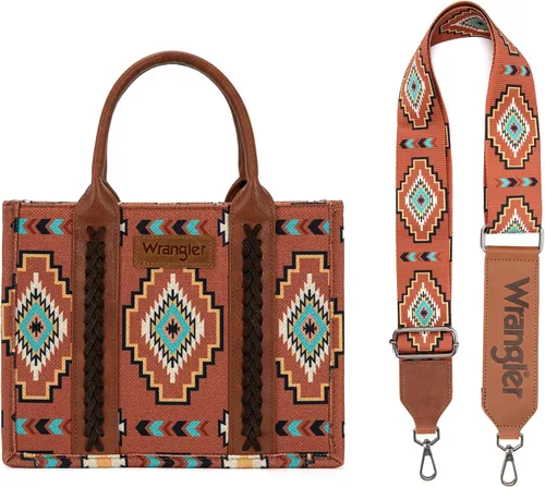 Vista 14 de Montana West - Bolso de mano estilo vaquero para mujer, bolsos de hombro occidentales, tipo cartera, bohemio, azteca Angel Diamond Correa
