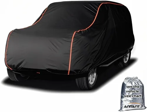 Vista 25 de Cubierta de Vehículo Impermeable Deportiva Pequeña de ANITANT, Cubierta de Nieve para Vehículo, Cubiertas de Coche para Automóviles Impermeables