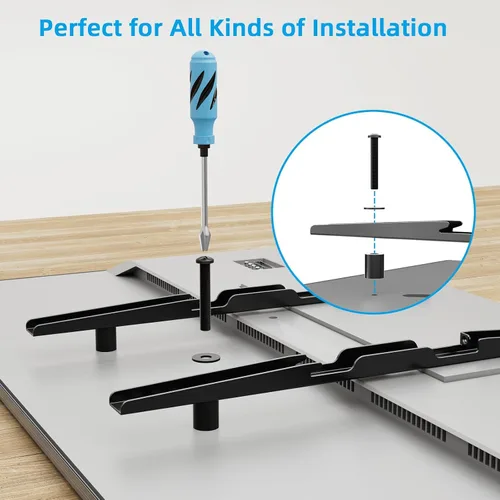 Vista 5 de Tornillos para montaje de TV HOME VISION - Kit completo con tornillos de montaje de TV M4, M5, M6 y M8, arandelas y espaciadores incluidos