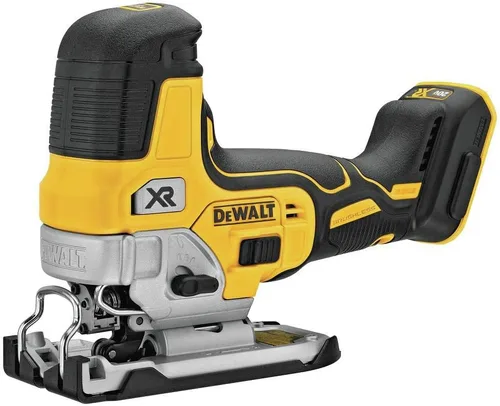 DEWALT Sierra de calar de 20 V máximo, inalámbrica, agarre de barril, velocidad de hoja de 3,200, solo herramienta (DCS335B)