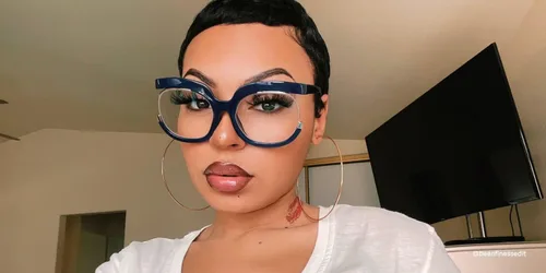 Vista 2 de VOOGLAM Marco de gafas cuadradas de gran tamaño con lente transparente para mujer Fredia OX739865