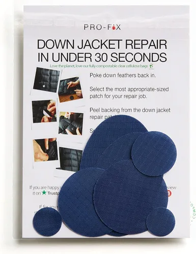 Vista 20 de Kit de parches de reparación autoadhesivos impermeables - Reparación de 30 segundos para chaquetas de plumón, tiendas de campaña, sacos de dormir
