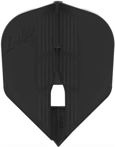 Vista 2 de LSTYLE Vuelos para Dardos - Forma L3 PRO KAMI - Negro Pack de 2 (6 Vuelos) para Dardos de Punta Suave y de Acero