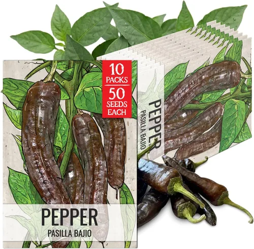 Vista 34 de Seed Needs - Semillas de pimiento arcoíris para plantar verduras