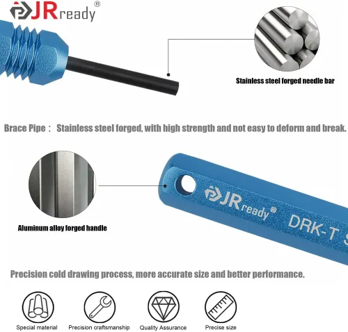 Vista 7 de JRready ST5228 Herramientas extractoras, kit de herramientas de extracción para JST/AMP .062 pulgadas/Molex .062 pulgadas y .093 pulgadas