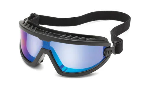 Vista 10 de Gateway Safety Wheelz Googles de seguridad cómodos y con estilo., Universal, Azul (Blue Mirror Anti-Fog Lens), 1