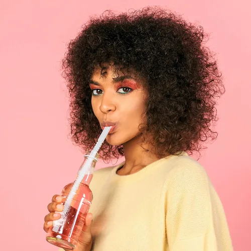 Vista 6 de Pajitas Flexibles - 11 Pulgadas de Largo Pajitas Flexibles - Pajita para Beber Flexible Reutilizable - Paquete de 14