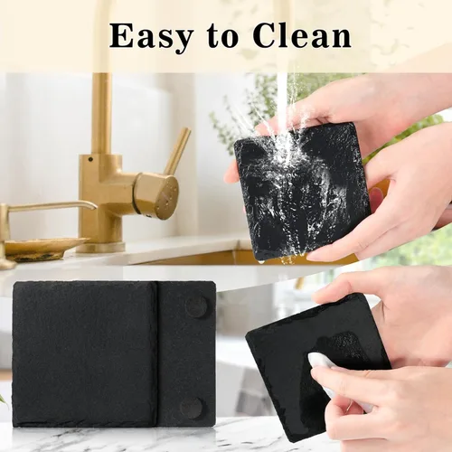 Vista 8 de Posavasos grandes a granel (60, cuadrados+hexágono)