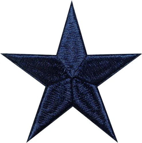 Vista 18 de 5 parches para planchar con estrellas negras, parches bordados para ropa, chaquetas, sombreros, mochilas, jeans (3.2 pulgadas)