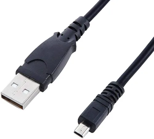 Vista 7 de Cable de datos para cámara de cargador de batería USB de 5 pies 2 en 1 UC-E6 / UC-E16 UC-E17 de 8 pines para Nikon Coolpix L310 L330 L340 L620 L810
