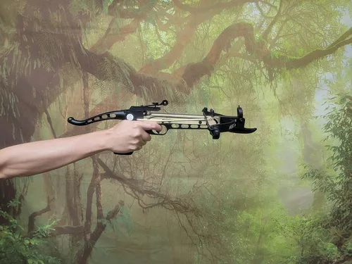 Vista 7 de SAS Wrath 80 Pound Self-Cocking Pistol Crossbow Hunting Target Shooting