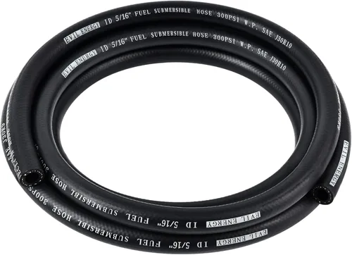 Vista 9 de EVIL ENERGY Manguera de combustible sumergible de 3/8 "E85 en línea de tanque SAE 30R10 para sistemas de combustible automotrices 1FT 300PSI