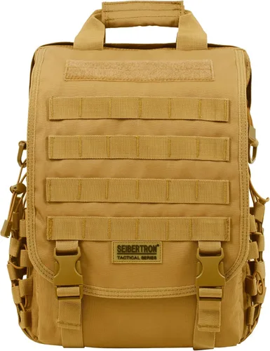 Vista 12 de Seibertron Pro-Multifunción Bandolera Bolsa de Mensajero para Laptop de 14.1" o 17.3