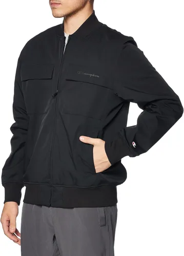 Vista 3 de Champion Chaqueta bomber para hombre, Flex, tejido elástico, chaqueta ligera con bolsillos