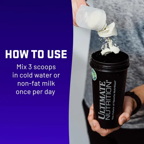 Vista 6 de Ultimate Nutrition ISO Mass Xtreme Gainer, polvo de proteína para ganar peso con creatina, 2.16 onzas de proteína, proteína aislada de suero