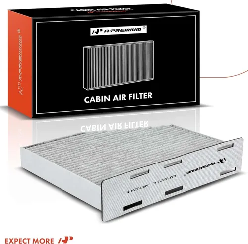 Vista 9 de A-Premium Filtro de aire de cabina de 2 piezas con carbón activado compatible con Volkswagen Jetta, Passat, Golf, Tiguan, Beetle, CC, Eos, GTI