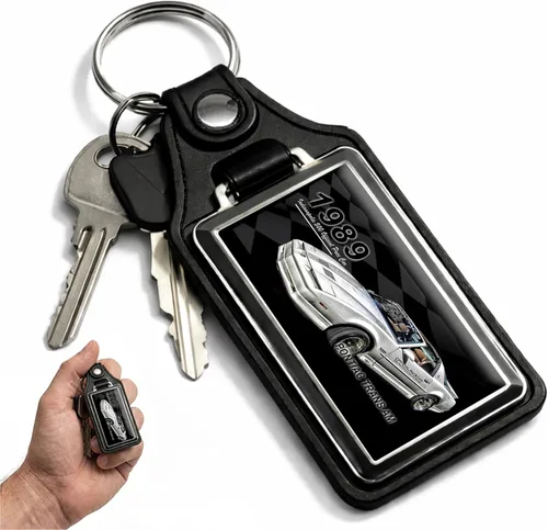 Vista 31 de Brotherhood Car Key Chain for Trans Am Firebird - Classic Models Keychain for Men and Women Gift Key Ring