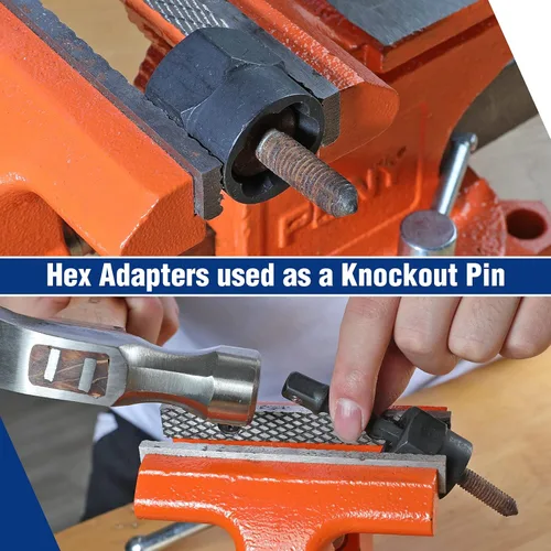 Vista 8 de WORKPRO Juego de 15 piezas de extractor de pernos de impacto y tuercas, extractor de pernos de transmisión de 3/8 pulgadas para quitar pernos