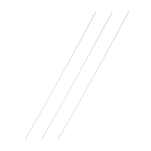 Vista 117 de uxcell Varilla redonda sólida de acero inoxidable 304 de 0.039 in x 3.937 in para manualidades de bricolaje - 10 piezas