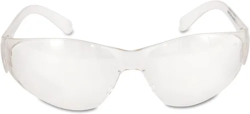 Vista 2 de MCR Safety CL010 Checklite - Gafas de seguridad con marco transparente y lente transparente, 1 par