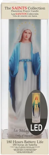 Vista 5 de Vela para rezar LED The Saints Collection St. Michael