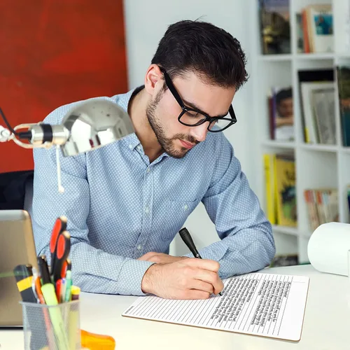 Vista 5 de Scribbledo Paquete de 2 cuadernos de borrado en seco, tablero rayado universitario de 9 x 12 pulgadas, reutilizable, borrable, reglado, bloc