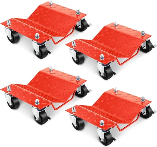 DNA Motoring TOOLS-00298 - Paquete de 4 ruedas de neumáticos para reparación de neumáticos de automóvil, herramientas deslizantes de reparación de