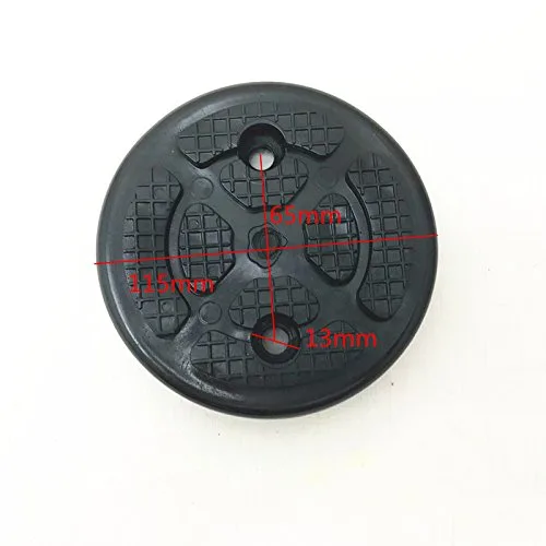 Vista 6 de 4 unids/lote Balck Color Lift Pad Redondo Almohadillas de goma pesada para coche Camión Ascensor Accesorios