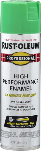 Vista 15 de Rust-Oleum 7515838 Pintura en aerosol de esmalte profesional de alto rendimiento, 14 onzas, aluminio