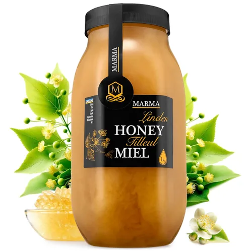 Vista 19 de HONIGMA® Miel de Acacia Marma Miel Cruda Auténtica de Ucrania 100% Pura y Sin Pasteurizar 1000g/35.2oz Puede Llegar Parcialmente