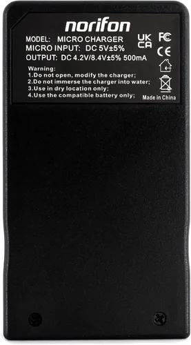 Vista 4 de CGA-S005 Cargador USB para Panasonic Lumix DMC-FS1, DMC-FS2, DMC-FX01, DMC-FX07, DMC-FX10, DMC-FX12, DMC-FX150, DMC-FX180, DMC-FX3, DMC-FX50