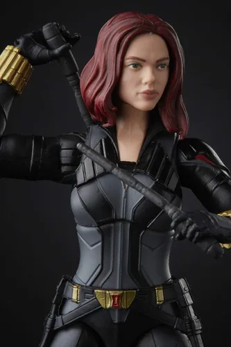 Vista 8 de Hasbro Marvel Black Widow Legends Series - Figura de acción coleccionable de 6 pulgadas, diseño premium, 6 accesorios, a partir de 4 años