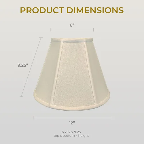 Vista 25 de Royal Designs, Inc. BS-707FC-6AGL Deep Empire Basic - Pantalla para lámpara con clip de llama, 3.5 x 6 x 5.75 pulgadas, color dorado antiguo