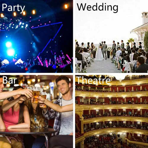 Vista 7 de Naimo Bolso de mano deslumbrante con solapa y cadena desmontable, talla única