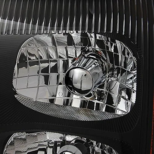 Vista 3 de AKKON - Para Cadillac Escalade, Faros Delanteros de Repuesto con Bisel Negro, Tipo HID Xenón