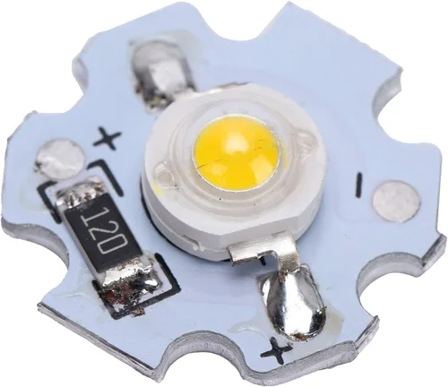 Vista 7 de Chip LED de 25 piezas, chip de fuente de luz de 0.5 W 5 V con placa de aluminio, bombilla LED de alta potencia para bombilla de maíz luz