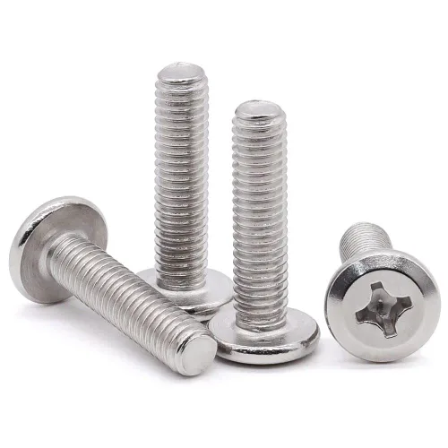 Vista 5 de Glvaner (100 piezas) Tornillos de encuadernación M3-0.020 x 0.315 in, cabeza redonda plana Phillips Drive Machine Tornillo de acero inoxidable 304