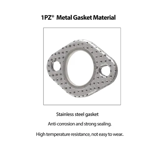Vista 3 de 1PZ MG2-SE3 - Perno de escape premium y junta para GY6 50cc 70cc 90cc 110cc 125cc 150cc GMB139 Motor Scooters ATV (Plata)