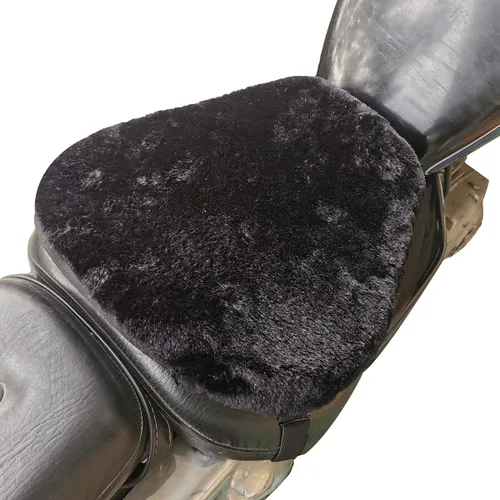 Vista 8 de Cojín universal de asiento de gel para motocicleta, cojín de asiento de panal 3D con funda de asiento de motocicleta para un viaje cómodo y largo
