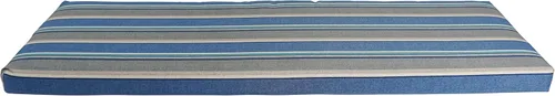 Vista 2 de Blazing Needles Cojín de banco para exteriores, 60 "x 19", Sovaro Denim