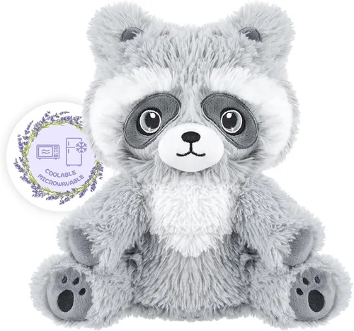 Vista 17 de SuzziPals Vaca de las Tierras Altas de Peluche Calentable y Enfriable, Almohadilla Calentable Microondable para Relajación y Alivio, Juguetes