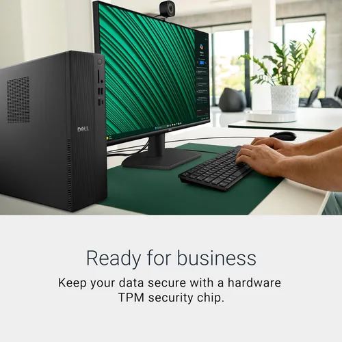 Vista 4 de Dell Slim Desktop ECS1250 - Procesador Intel Core i3 14100, 8 GB de RAM DDR5, SSD de 512 GB, WiFi 6, gráficos Intel UHD 730, Windows 11 Home