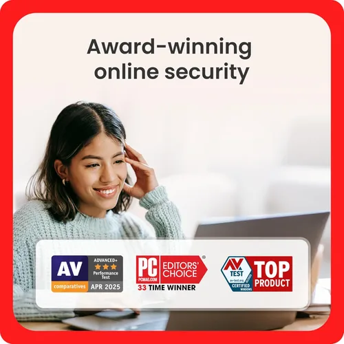 Vista 4 de McAfee Total Protection 3-Device 15 Month Subscription with Auto-Renewal AI Scam Detection, AntiVirus Software 2026 for Windows PC & Mac, VPN