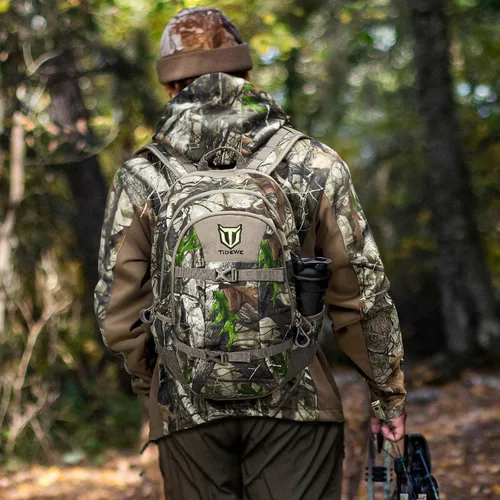 Vista 7 de TIDEWE - Mochila de caza para hombre, 25L, ligera, para caza de ciervos